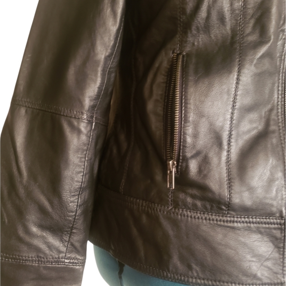 RW & Co  Unique Incomparable Leather Jacket - Picture 9 of 14
